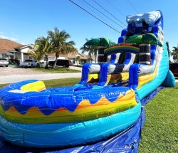 20 foot Tropical Wave Slide