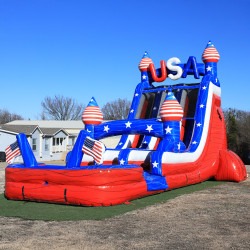USA 18ft Dual Lane Slide 11 1775361094 20 Foot Freedom Falls Dual Lane Water Slide